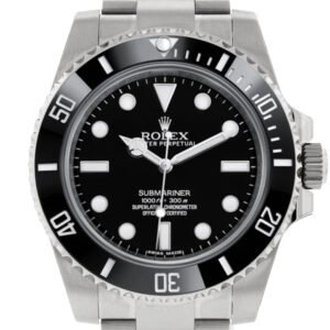 Rolex Submariner No Date Black Dial Steel Mens Watch 114060