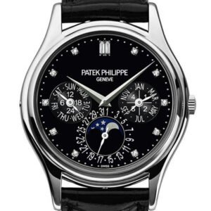 Patek Philippe Grand Complications Black Diamond Dial Automatic 38mm Men's Watch 5140P-013