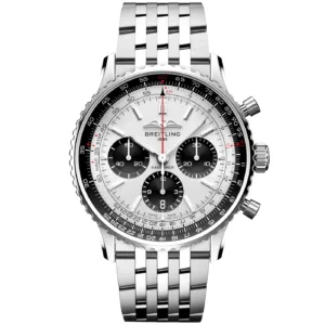 Navitimer 43mm Silver/Black Dial Automatic Chronograph Watch