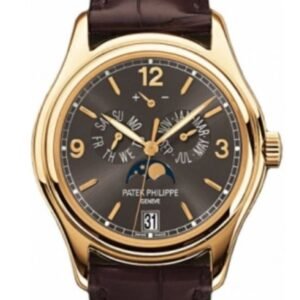Patek Philippe Complications Grey Dial 18kt Yellow Gold Men's Watch 5146J-010