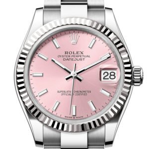 Rolex Datejust 31 Pink Dial Fluted Bezel Ladies Watch 278274 278274-0013