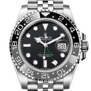 Rolex GMT-Master II Black Dial Grey-Black Bezel Jubilee Men's Watch 126710GRNR 2024 Releases