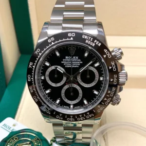 Rolex Cosmograph Daytona Black Dial Stainless Steel 116500ln-0002