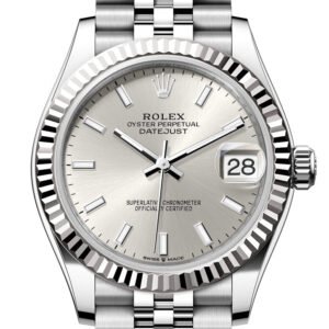 Rolex Datejust 31 Silver Dial Fluted Bezel Jubilee Ladies Watch 278274 278274-0012