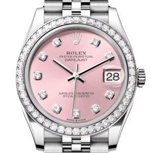 Rolex Datejust 31 Pink Diamond Dial Jubilee Ladies Watch 278384RBR 278384RBR-0036